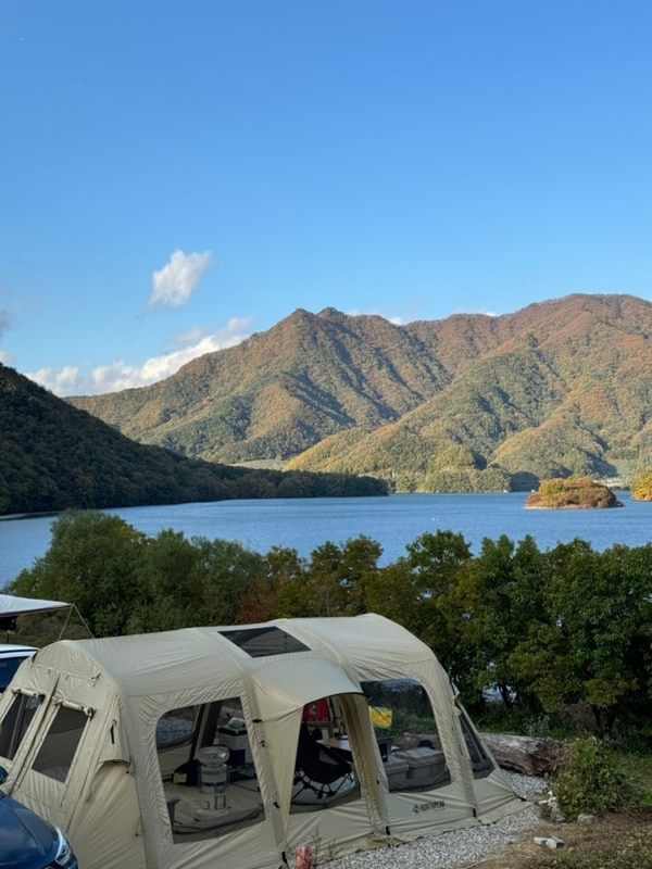 충주 캠핑808 호수뷰 캠핑장 동계 캠핑(A9 사이트)