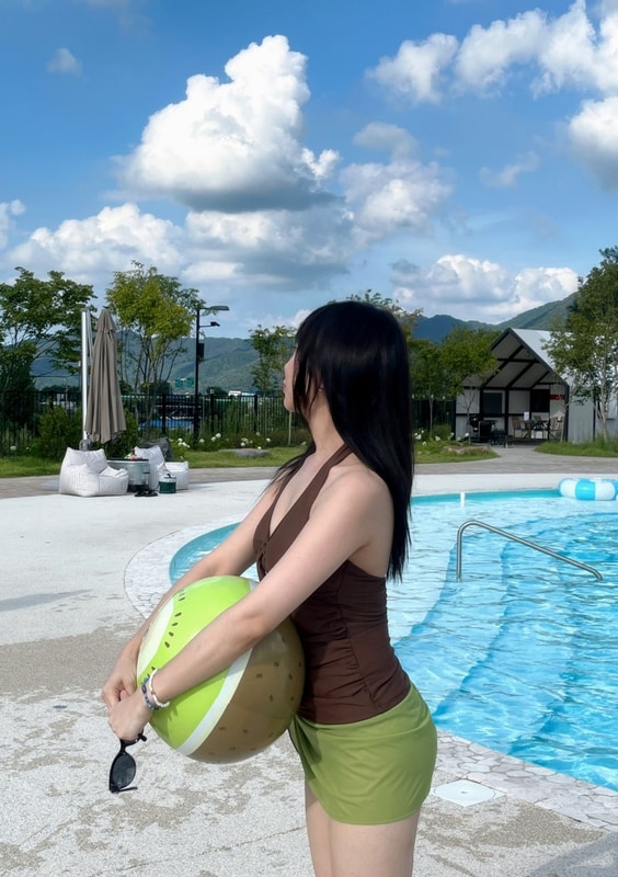 아낌없이 주는 나무 동두천 글램핑장에서 수영 즐기고...