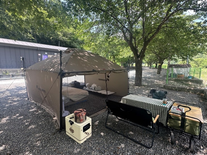 밀양 패밀리 오토캠핑장 계곡캠핑 낚시