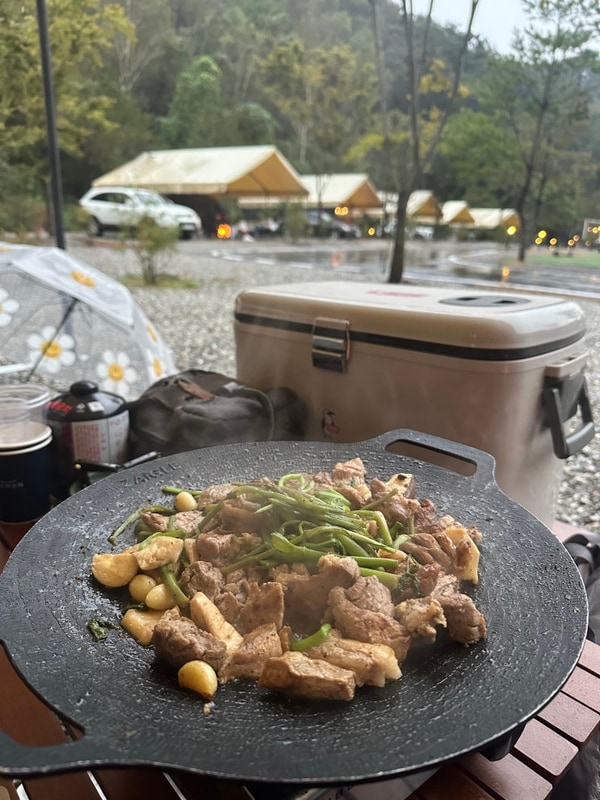 가을여행 우중캠핑엔 타프존 필수! 경기 연천 오캄캠핑