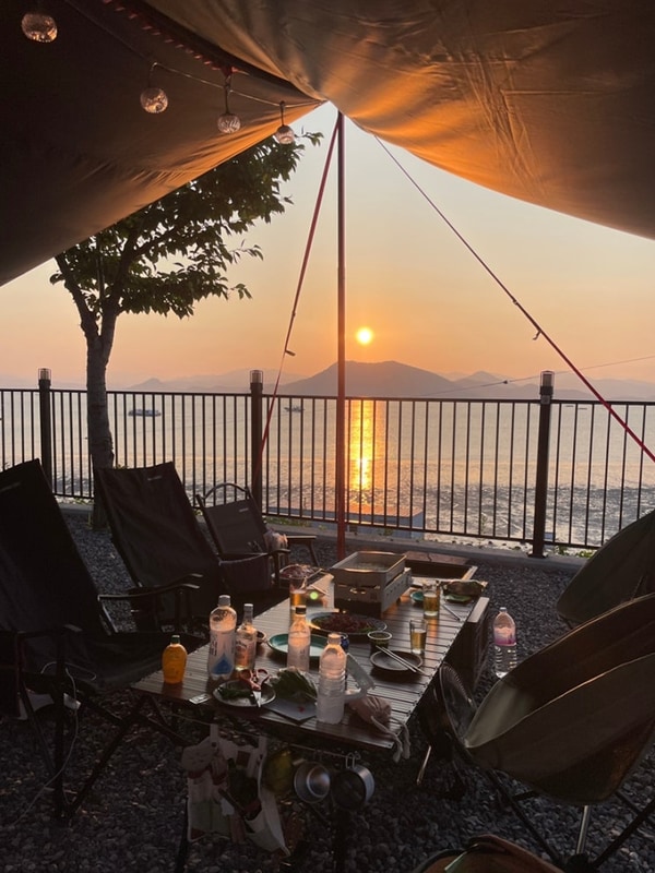 여수 두랭이 해변 오토 캠핑장 A1 사이트 이용후기(+전체...