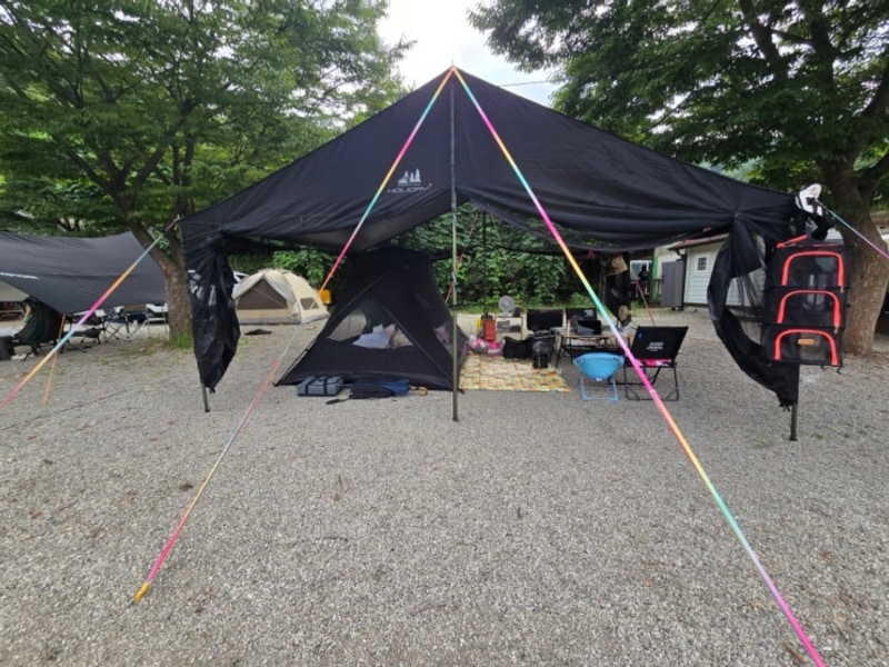 8월23~24일 동두천 에코유 캠핑장 D1, 오품채