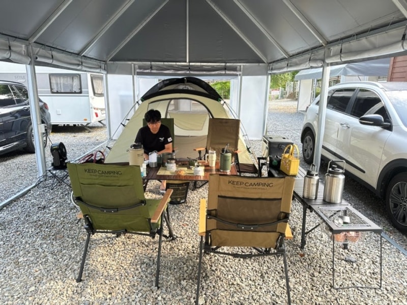 가평 장박캠핑장 소풍캠핑장에서 내 집처럼 편안하게 캠핑했어요