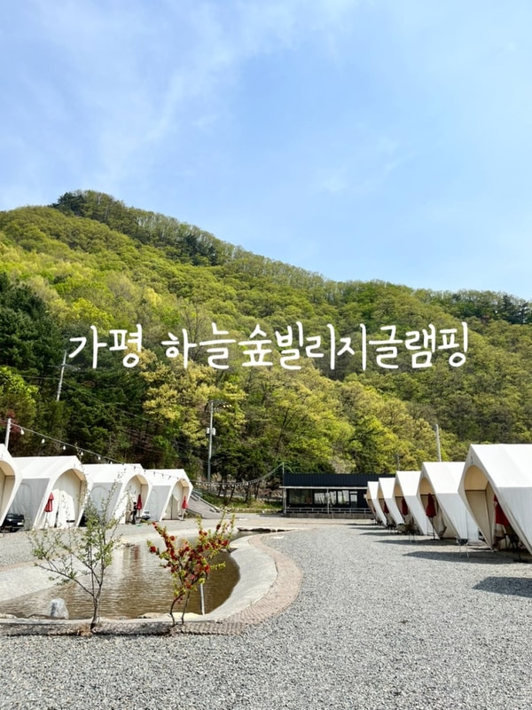 가평 하늘숲빌리지글램핑 :: 신축 글램핑장 추천 내돈내산 후기