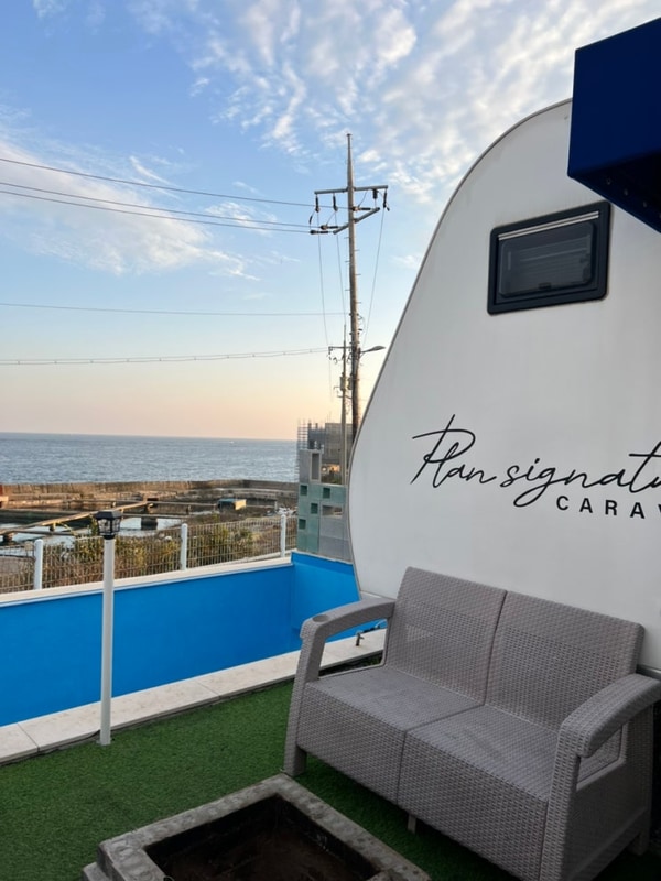 포항 여행 | 플랜 시그니처 카라반 후기, 동끝 물회 맛보기...