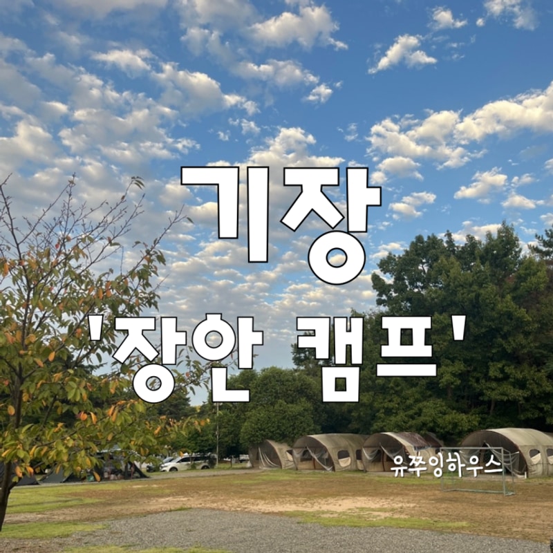 기장 장안캠프 경남 부산 근교 캠핑장 주말 힐링타임