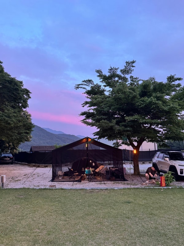 낭만치사량 한도초과.. 여름이었다 (포천 넓은마당캠핑장)