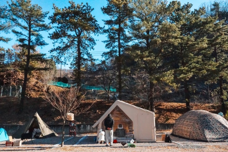 충북 영동 소규모 별의바다 조동캠핑장 9번 명당 사이트 추천...