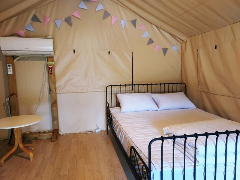 횡성 글램핑 핸드폰 볼... 즐기며 놀기 좋았던 써니힐글램핑