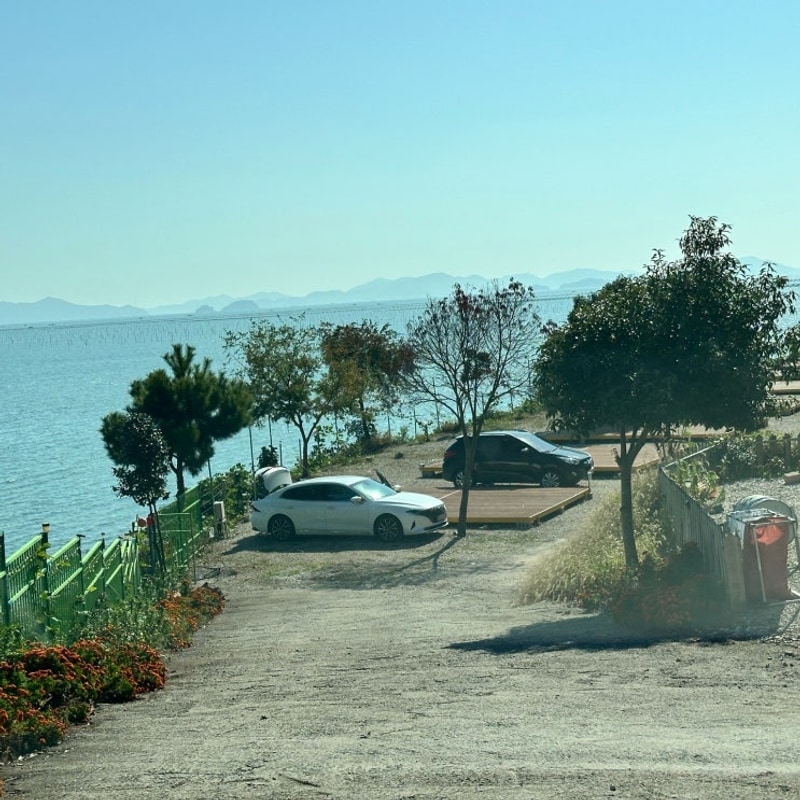 전남 장흥 캠핑장 별빛밤바다 후기 ② : 사이트 A6 후기, 날씨...