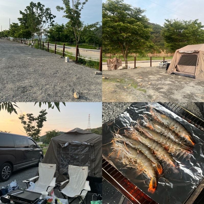대구 근교 칠곡 오토캠핑장 차박 캠크닉 가능한 낙화담캠핑장...