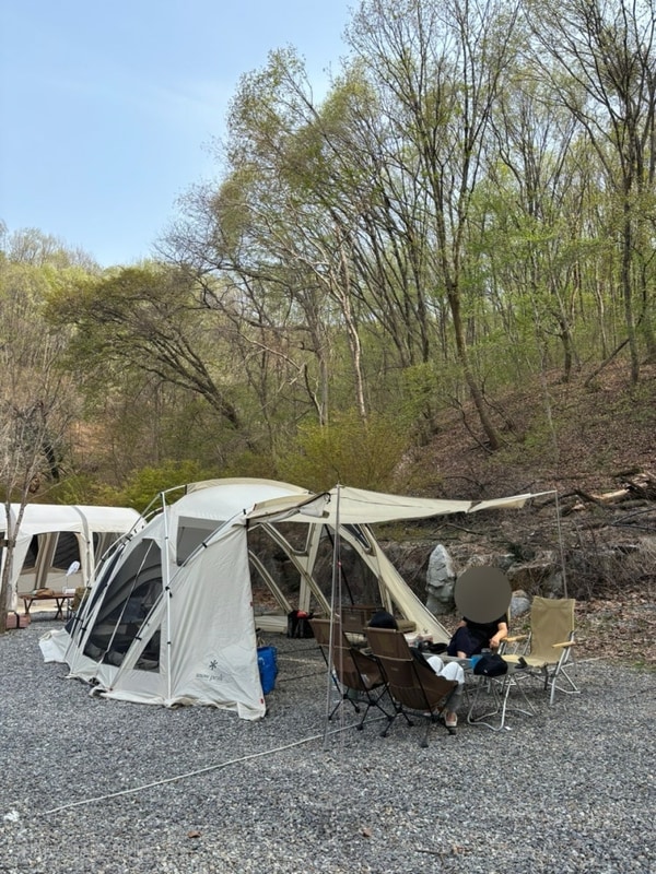 가족캠핑 그리고 우중캠핑 ☂️ | 용인 젤코바캠핑장 C13
