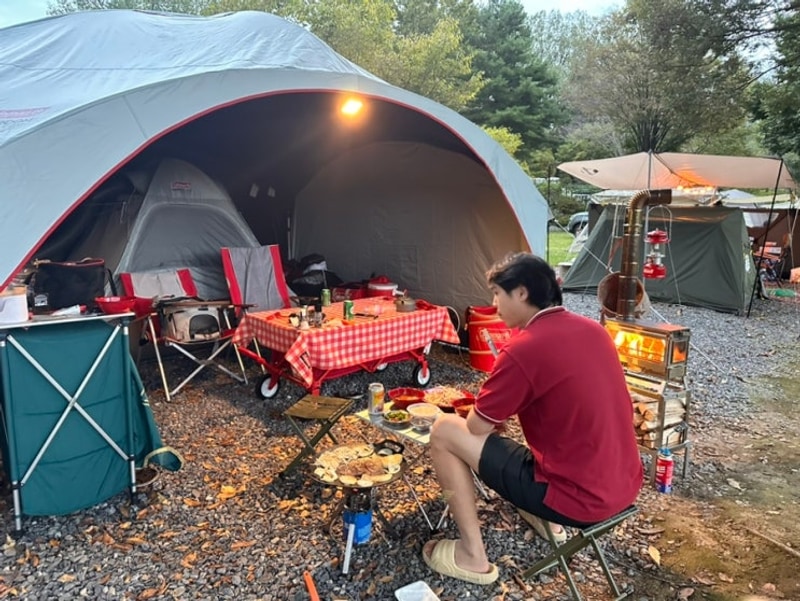 [강원도 영월 캠핑장] 당마루 관광농원캠핑장/ 달콩이 함께 한...