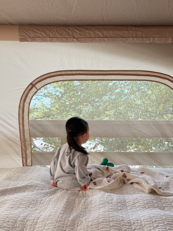 [부산 근교 캠핑장] 아이와 다녀온 김해 가야달빛야영장 2박...