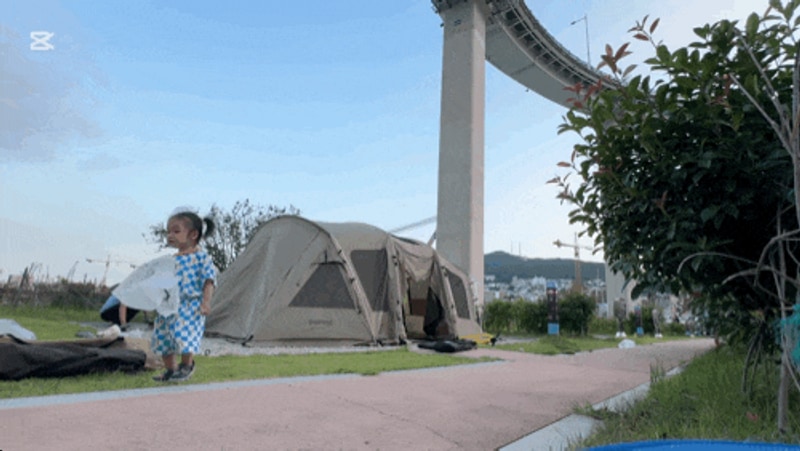 [2025 캠핑 -1] 영도 마리노 오토캠핑장 급하게 1박기록...