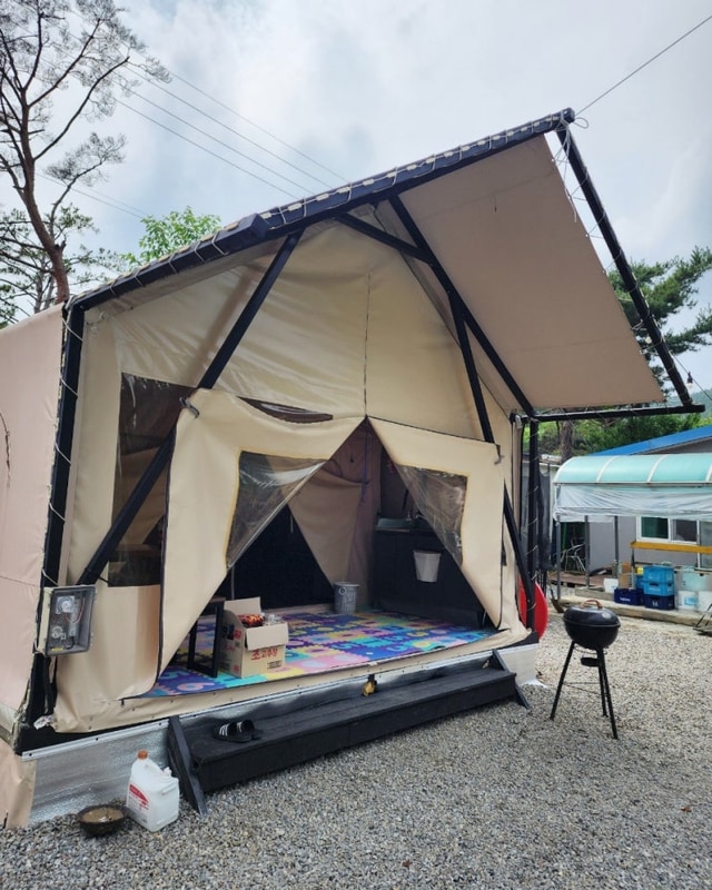 국내 여행 양평 플라워카라반 럭셔리글램핑3 1박 후기. 내돈내산