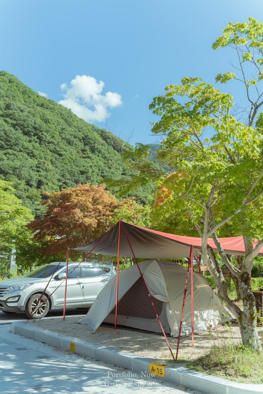 전북 남원 달궁자동차야영장 A-15 사이트 후기 정령치...