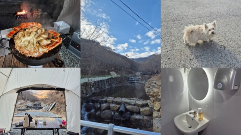 하동 캠핑장 - 신박힐링캠프 겨울 후기(2025.01.25)