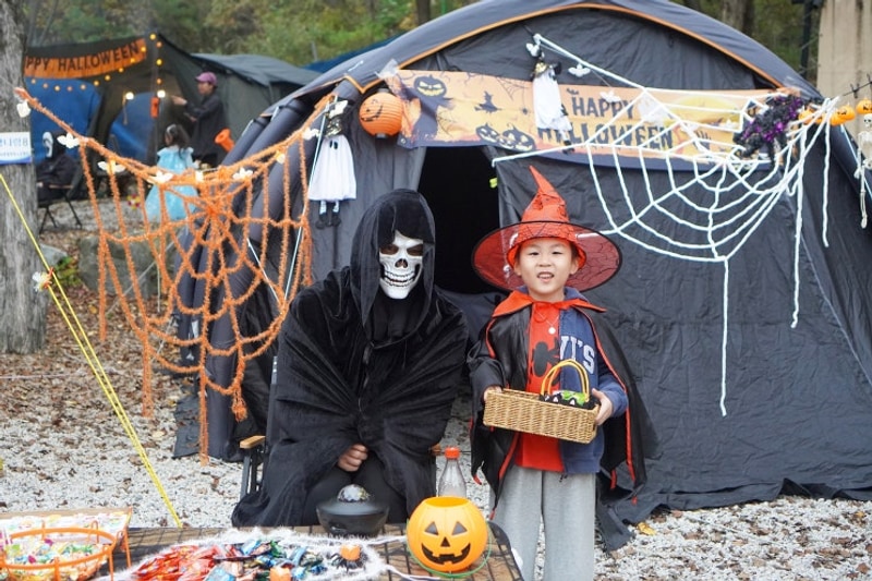 할로윈 행사 캠핑장 다양한 프로그램이 있는 포천예담가족캠핑장