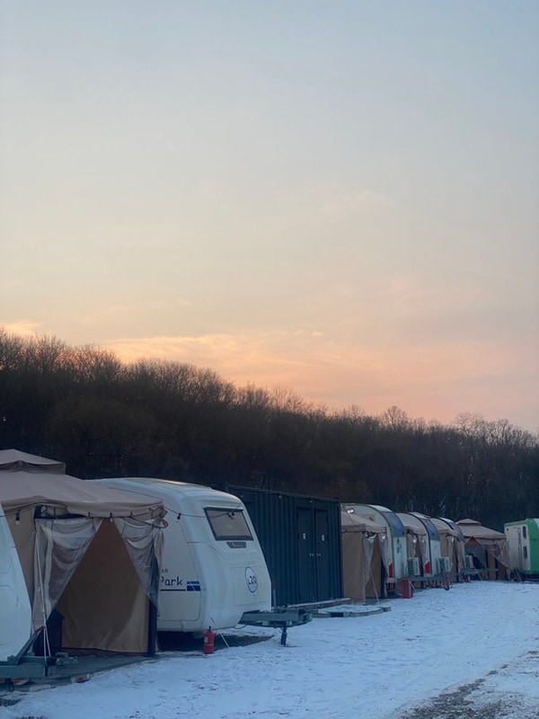 서울 근교 파주 마실캠핑장 카라반 당일치기 내돈내산 후기