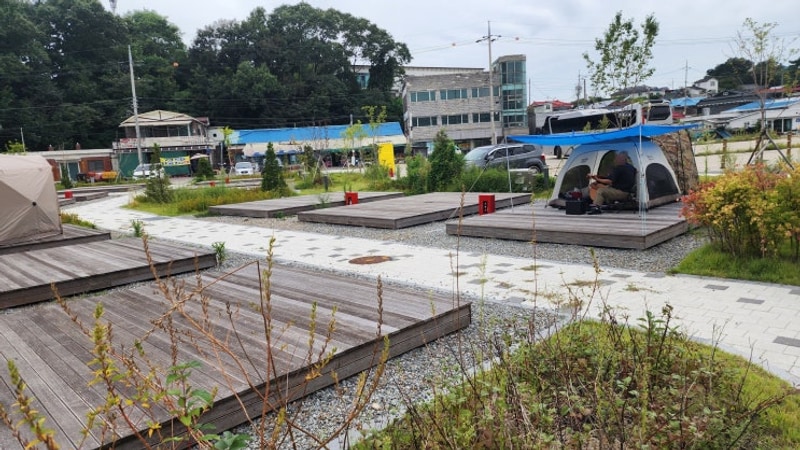 서해 화성 매향리 낚시와 차박 캠핑 꽃게 만원에 행복 무료 캠핑장
