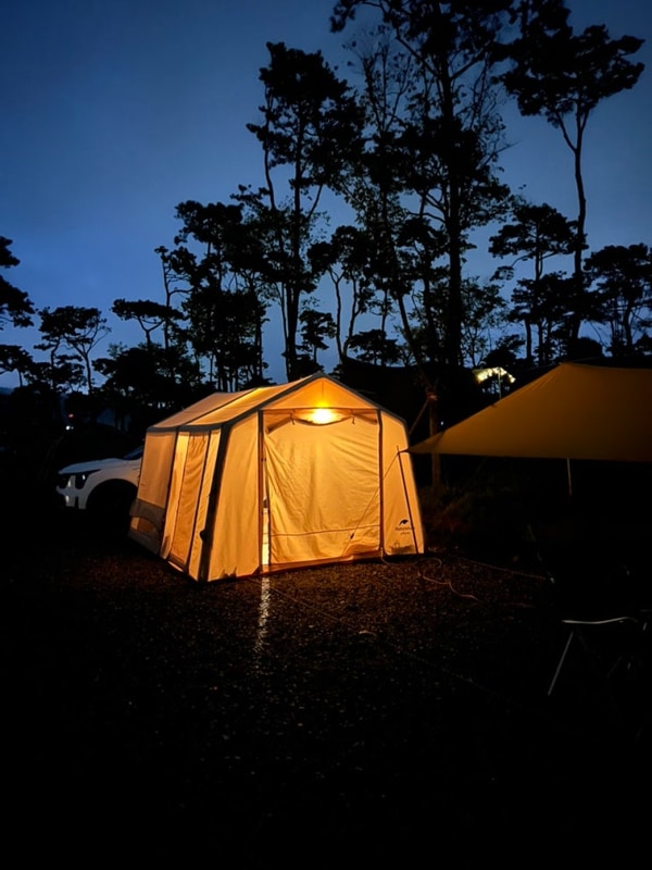 네이처 하이크 12x 캠핑 장성 청솔캠핑장