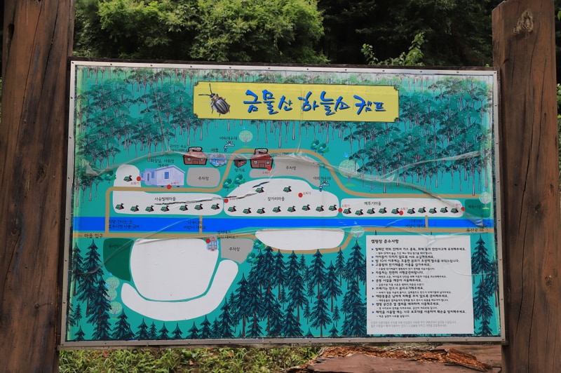 금물산하늘소캠프 배치도 1