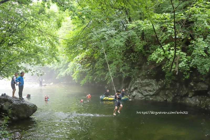 평창 캠핑장 흥정계곡 캠핑700 여름캠핑 추천