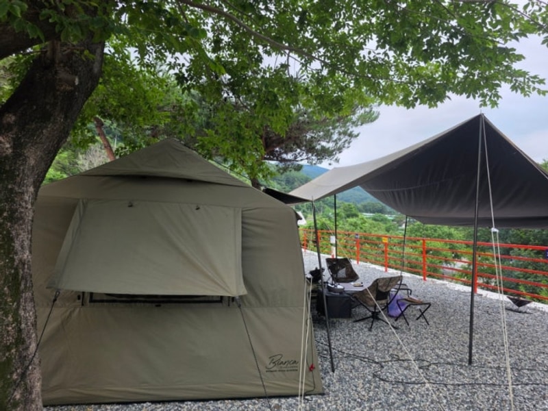 광양봉강계곡에 위치한 캠핑장추천, 숲내음에머물다