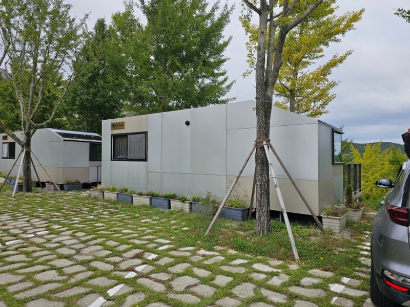 경남 카라반 캠핑 추천 합천 황매산 숲속야영장