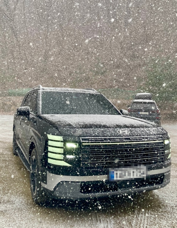 경기도 아이랑 ❄ 눈 내리는 봄날의 캠핑, 포천 엉클캠핑장에서...