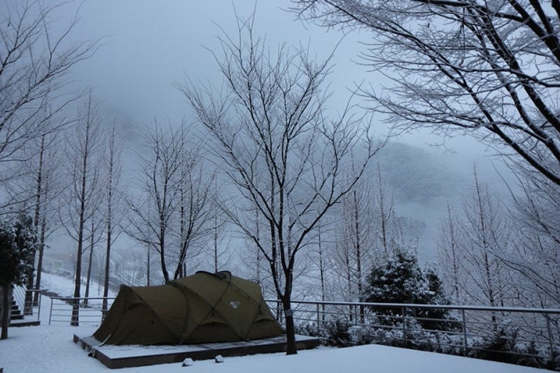 의령 자굴산자연휴양림 야영장