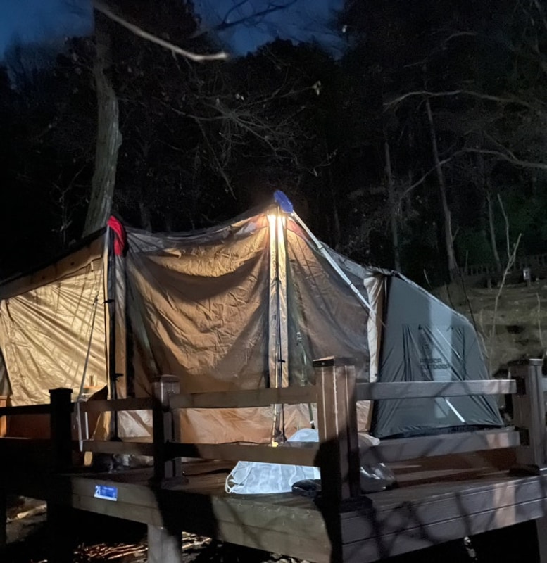 동계 용인 자연휴양림 야영장 캠핑후기(히터, 명당, 준비물)