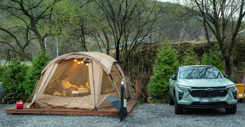 캠핑 여행기 – 비 오는 날, 더 좋았던 이유 (포천 달사랑 캠핑장)