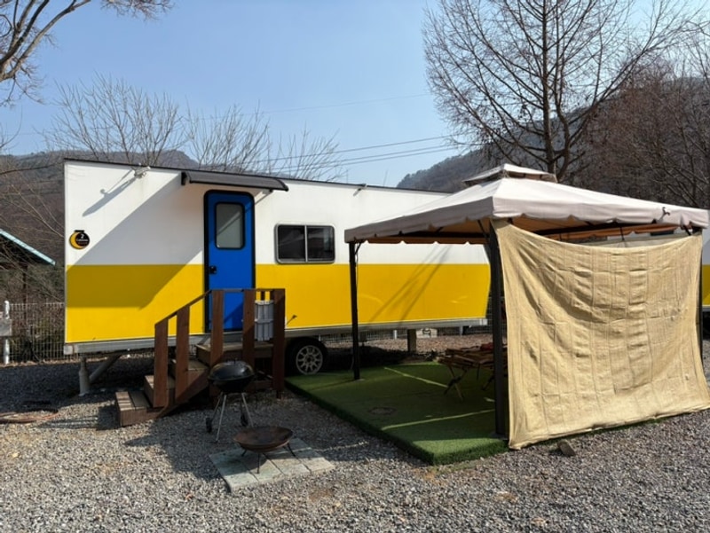 [가평 글램핑] "달빛정원글램핑&카라반" 카라반 후기