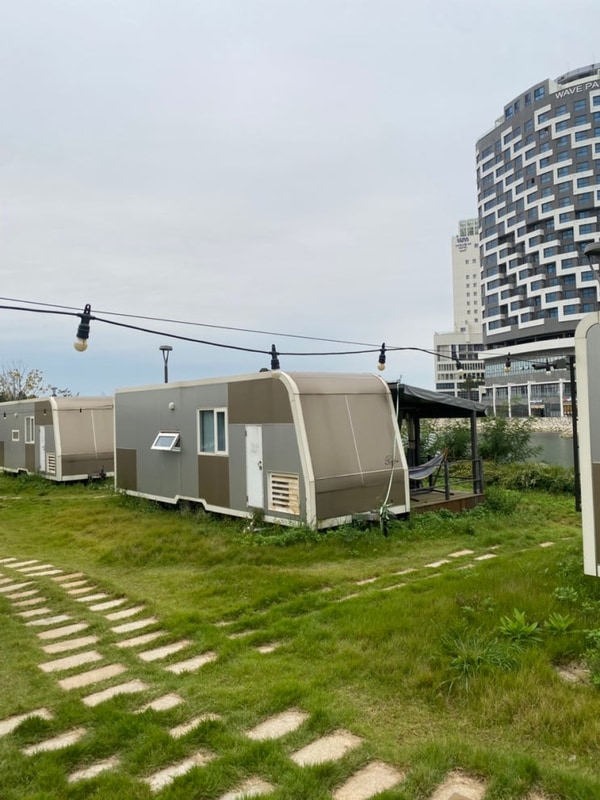 경기도 시흥 ‘웨이브파크 카라반’ 숙박 후기