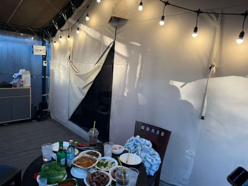 광주 근교 전남 화순 숲속의베리팜 글램핑 동구리호수공원 벚꽃