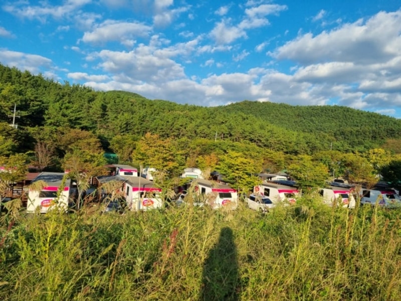 카라반 - 낙동강 레포츠 밸리 구지 오토캠핑장(달성 4호, 가을...