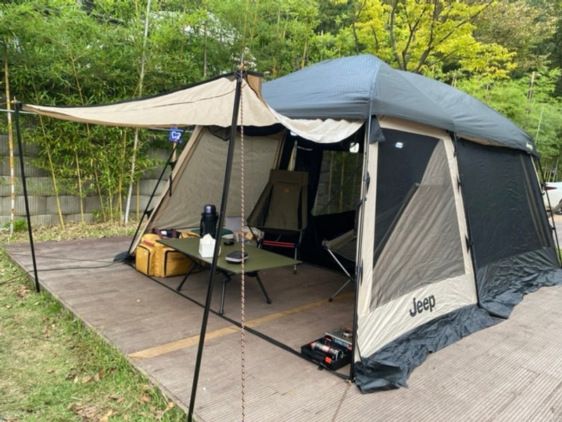 대구 근교 캠핑장 [용암산성 오토캠핑장] 2박 3일 캠핑 Review