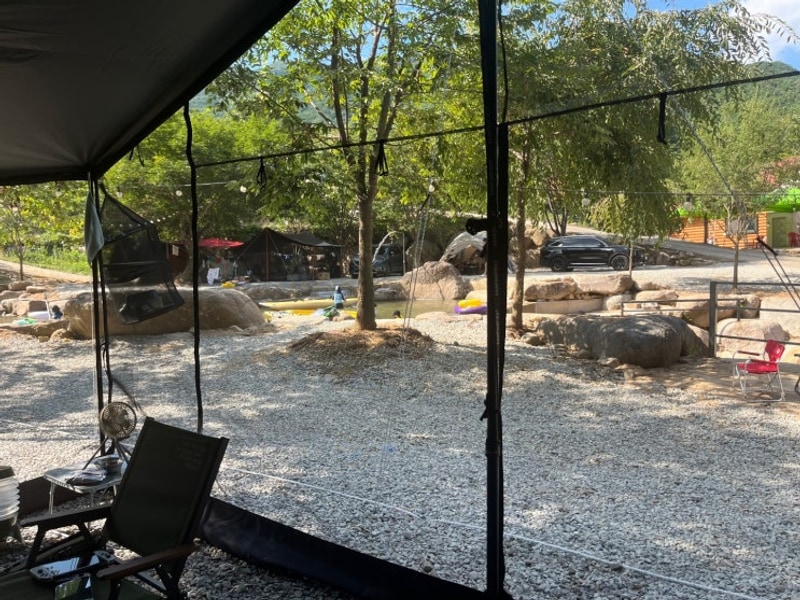 2025.07.31 [세번째 캠핑] 산청 든해솔 계곡 캠핑장