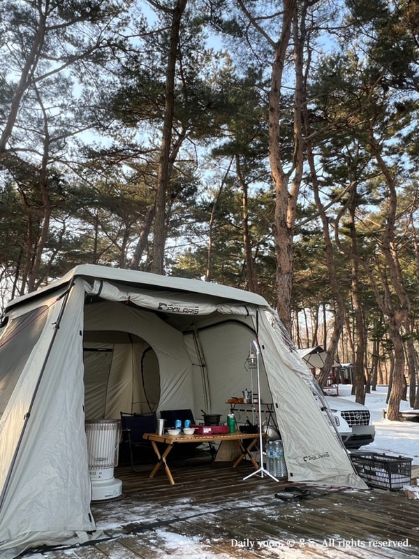 충남 태안 | 바다캠핑 청산리오토캠핑장 데크4번 후기