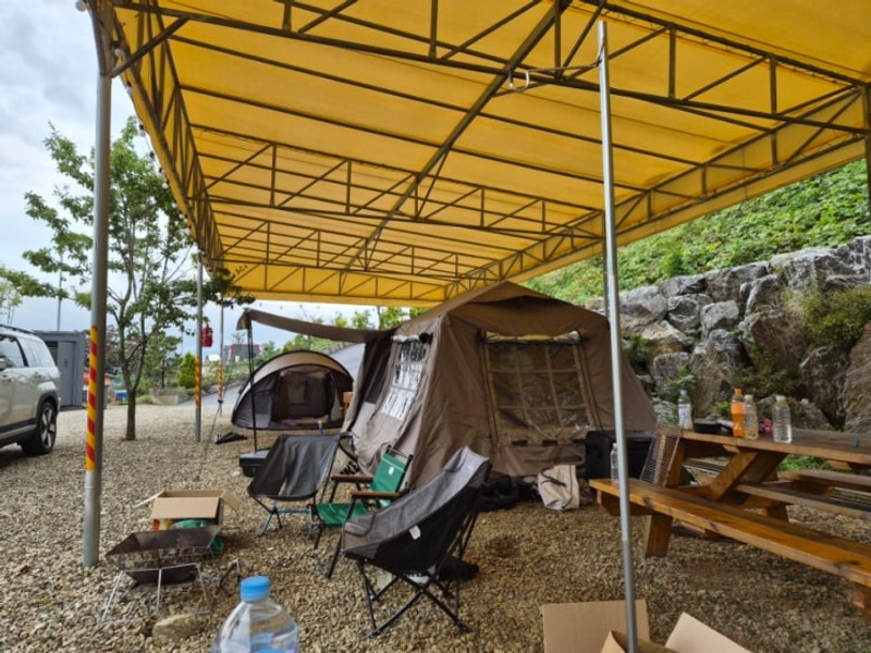 가을 캠핑 용인 처인구 캠핑장 에버오토캠핑장 벧엘수련회~