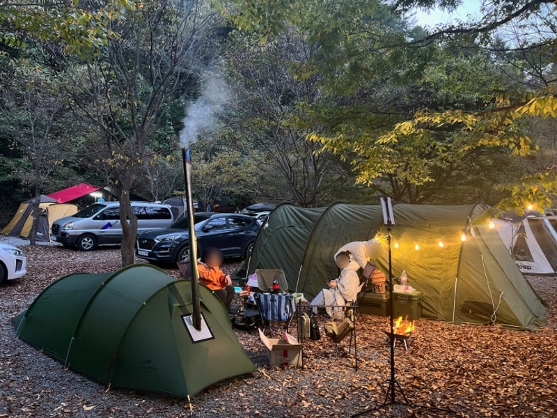[홍천 고길동캠핑장] 아이 있는 가족들이 오기 편한 대형 캠핑장