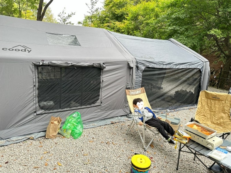 포천 아빠의숲 아니고 아버지의숲 산정캠프/물총새둥지...