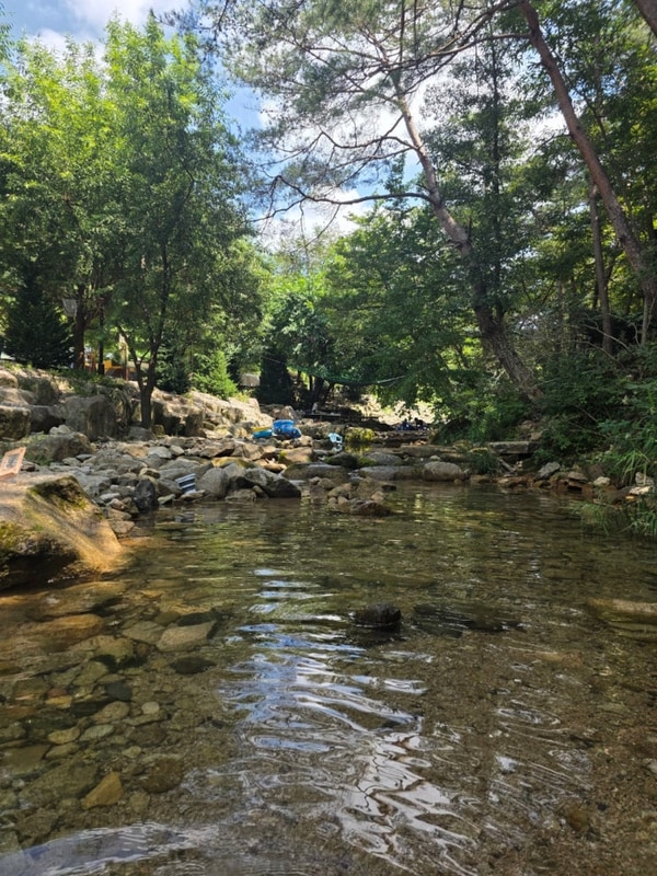괴산계곡 화양숲노리캠핑장 평상후기
