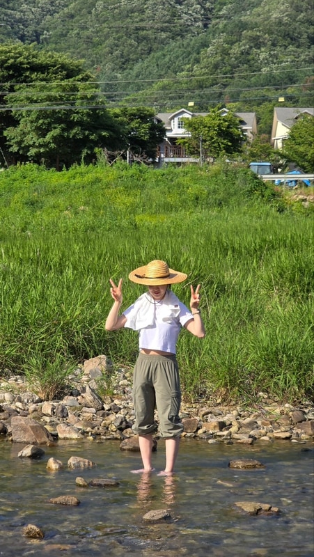 강원도 홍천캠핑 쁘띠힐링카라반 (개별바베큐/실내화장실...