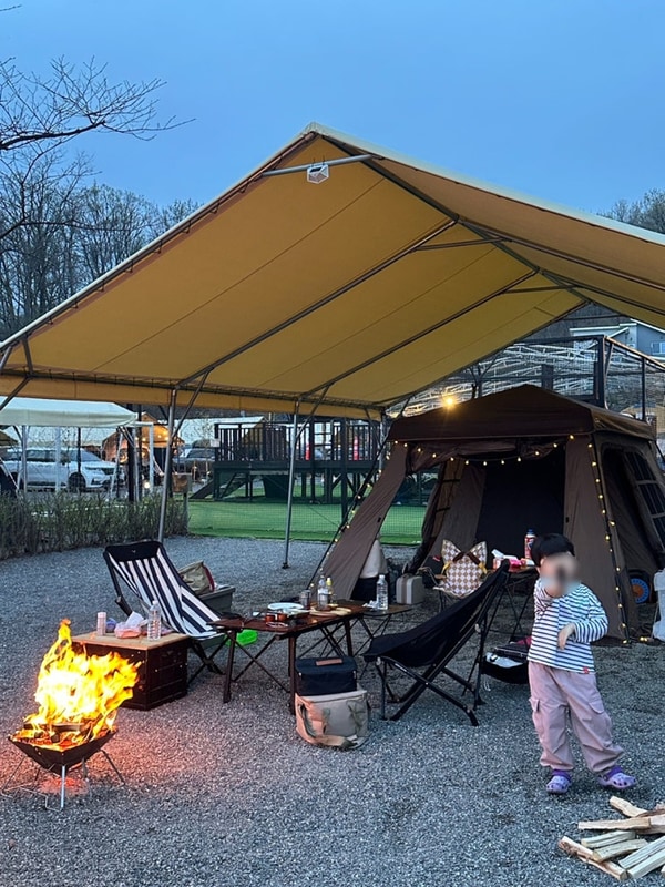 캠핑장 경기도 연천 달그린 캠프 2박3일 후기 (달그린2 사이트)