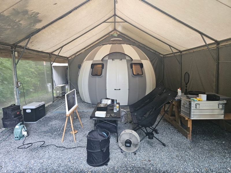 250912-14 원주 산노리 캠핑장 산멍16사이트 내돈내산 캠핑...