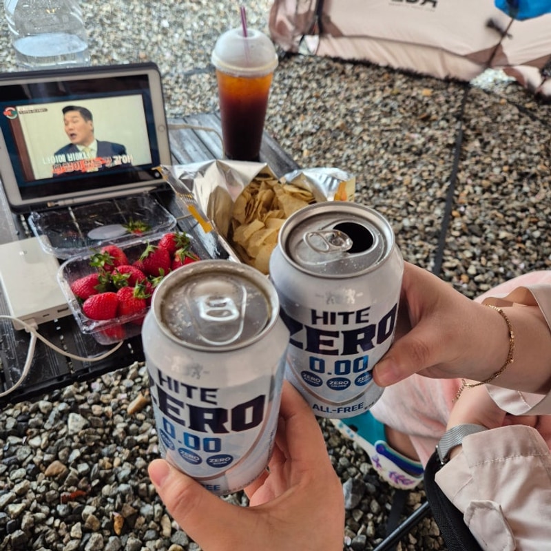 캠핑 기록 #4 | 남양주 해자연 캠핑장 | 파크스테이지 우중 캠핑...