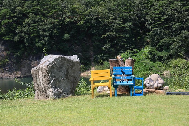 꿈꾸는 강 펜션 & 카라반 시설 사진 2